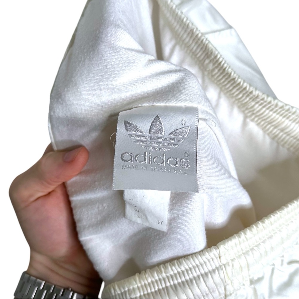 Vintage Adidas White Track Pants joggers - Picture 7 of 8
